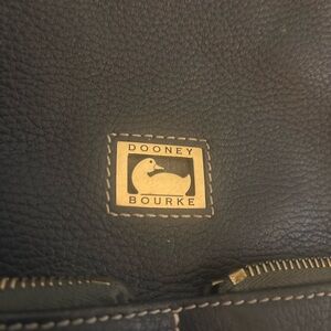 Dooney & Bourke Black Pebbled Leather Bag